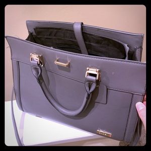 Gray, work shoulder bag